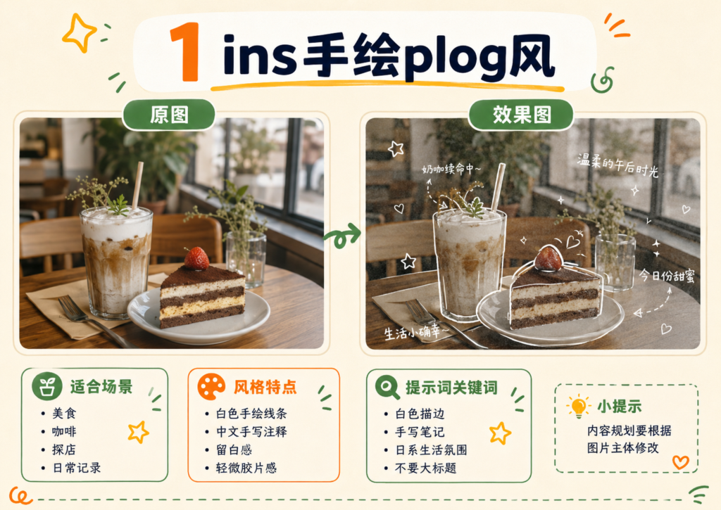普通照片一键变涂鸦插画?这 6 组 AI 转绘提示词可以直接抄-一尺涵知 普通照片一键变涂鸦插画?这 6 组 AI 转绘提示词可以直接抄-一尺涵知