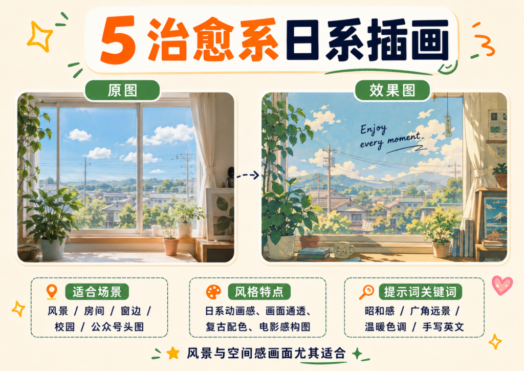 普通照片一键变涂鸦插画?这 6 组 AI 转绘提示词可以直接抄-一尺涵知 普通照片一键变涂鸦插画?这 6 组 AI 转绘提示词可以直接抄-一尺涵知