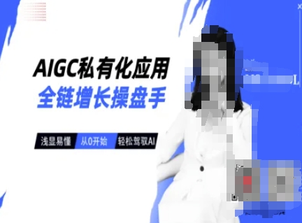 AIGC私有化应用全链增长操盘手，浅显易懂，从0开始轻松，驾驭AI-一尺涵知