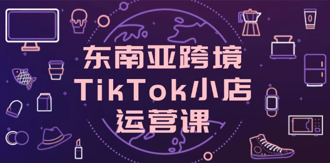 东南亚跨境TikTok小店运营课，掌握店铺设置与流量转化核心技巧-一尺涵知