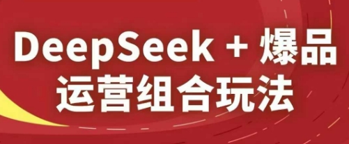 DeepSeek+爆品运营组合玩法，2025淘系精品课-一尺涵知